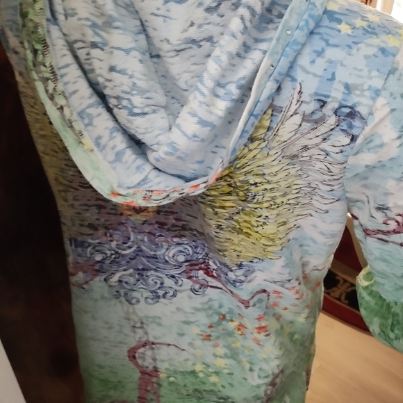 Stunning Plus size Sequin Hoodie with pockets - Picture 5 of 5